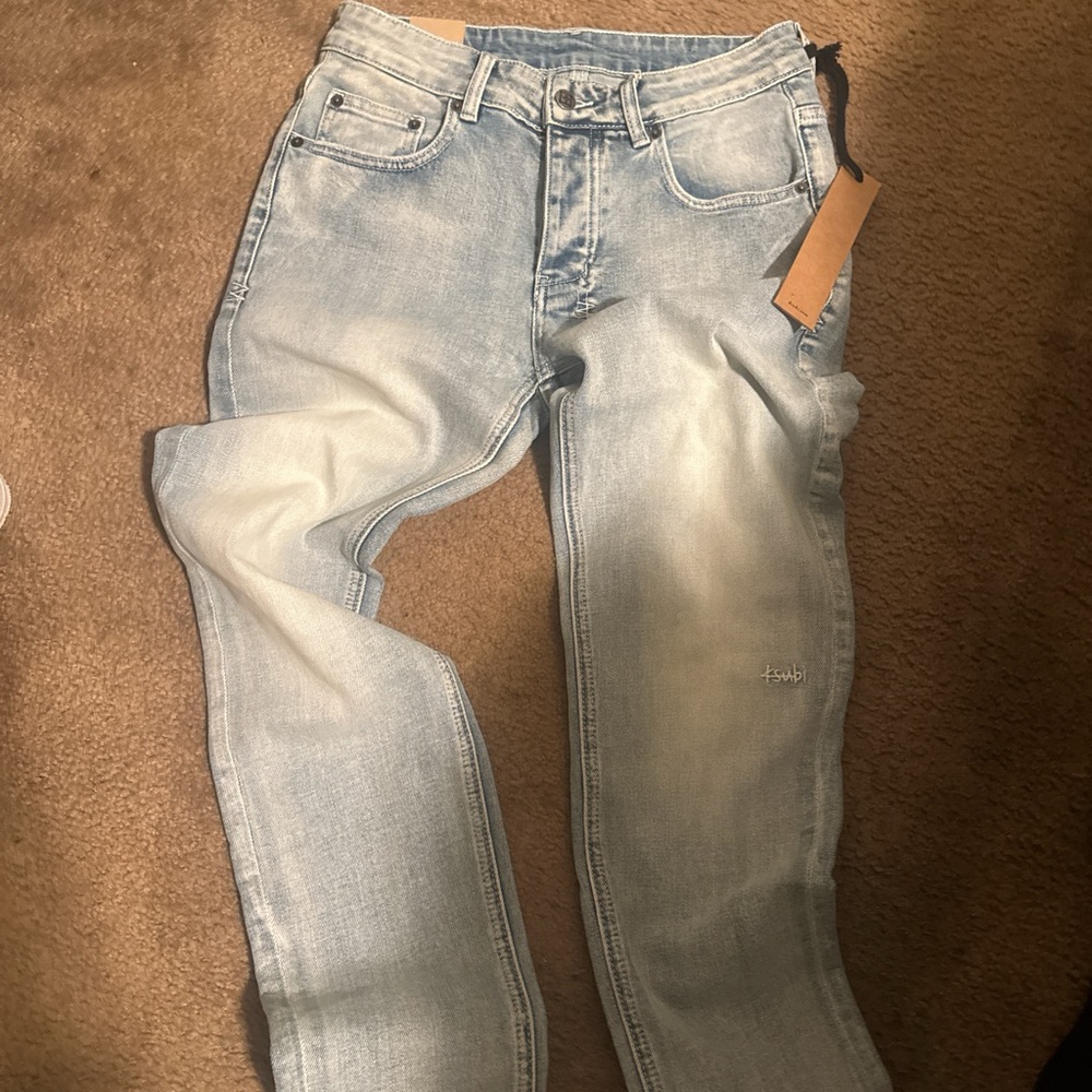 Ksubi Blue Straight Jeans Classic Style
